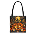 Polynesian Pumpkin Halloween Tote Bag
