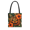 Island After Dark Tribal Pumpkin Tote Bag