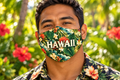 Hawaii Tropical Face Mask — Floral Aloha Reusable Mask