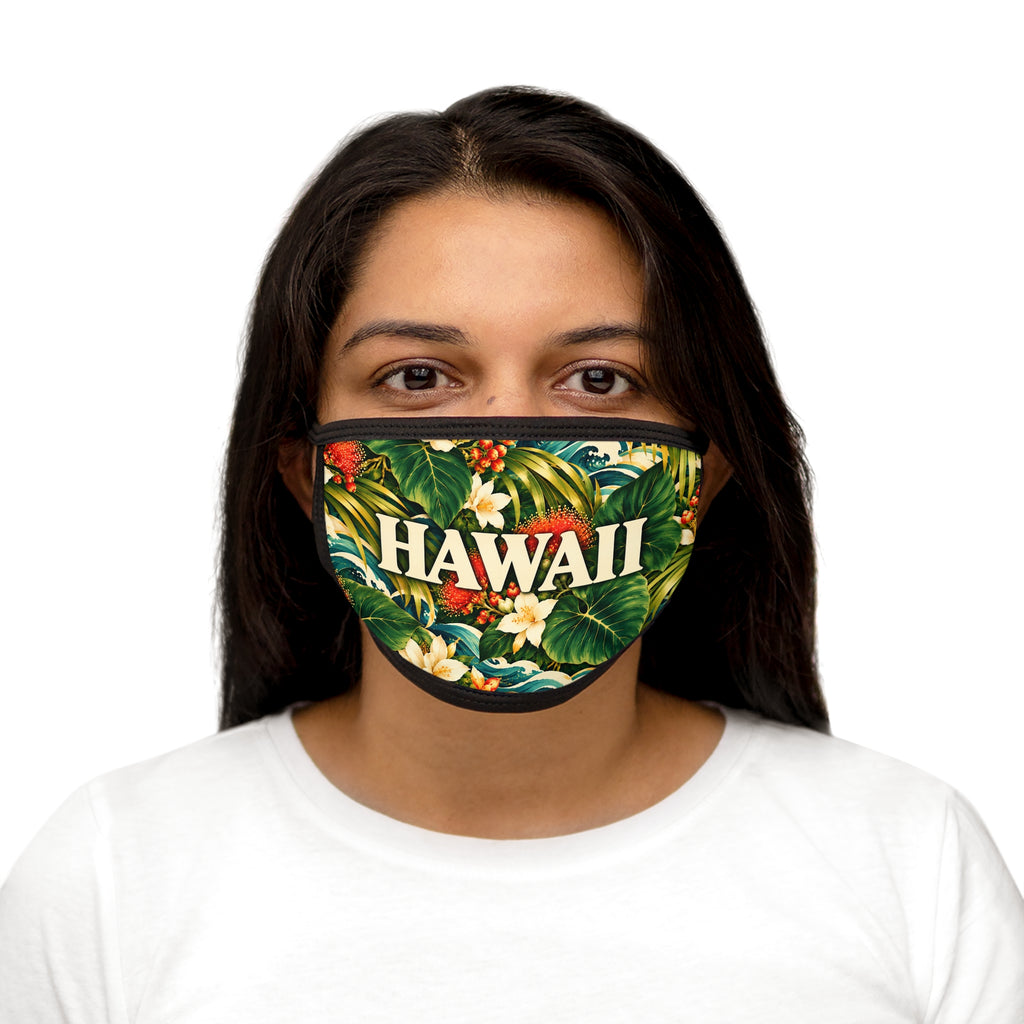 Hawaii Tropical Face Mask — Floral Aloha Reusable Mask