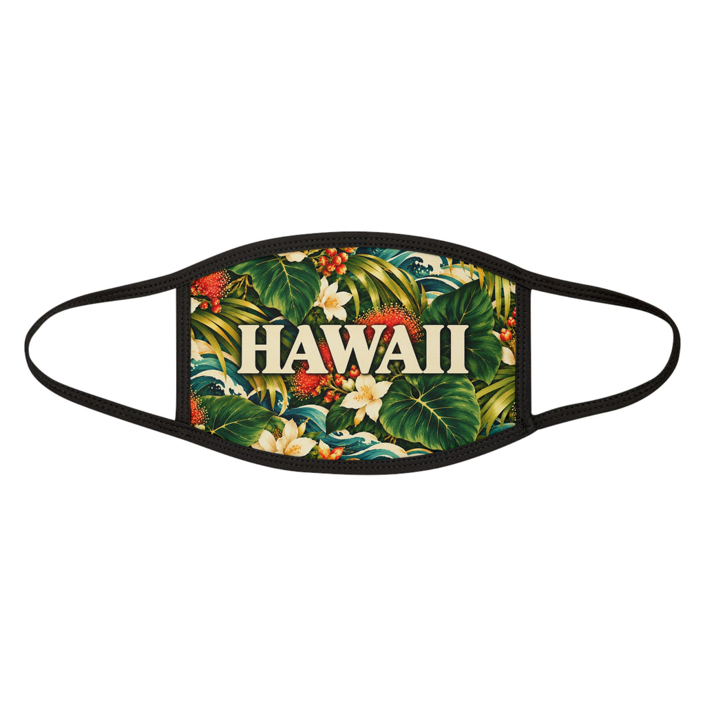 Hawaii Tropical Face Mask — Floral Aloha Reusable Mask