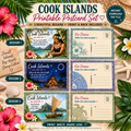 Cook Islands Printable Postcard Set | 3 Polynesian Digital Designs