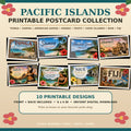 Polynesian Island Printable Postcard Collection | Tonga, Samoa, Hawai‘i & More